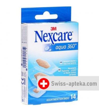 3M Nexcare пластырей Aqua 360 Ass 14 штук