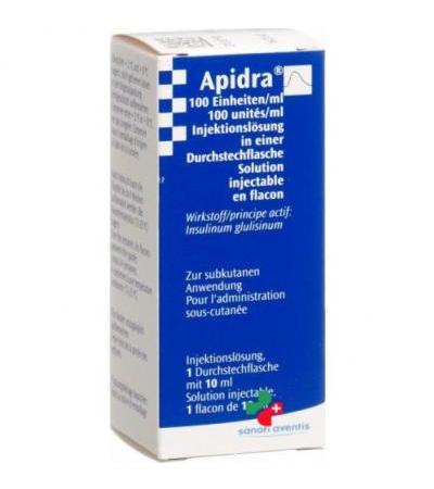 Апидра 10 мл раствор для инъекций 