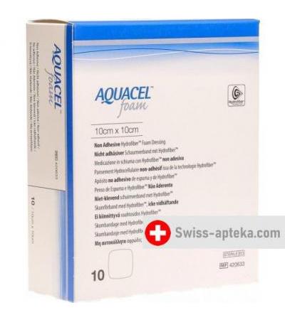 Aquacel Foam 10x10см не адгезивные 10 штук