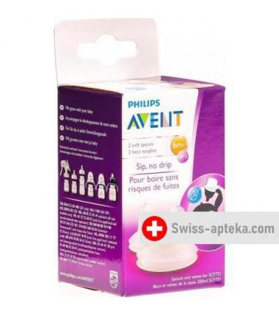 Avent Philips Ersatzschnabel Sip No Drip Becher Farbig
