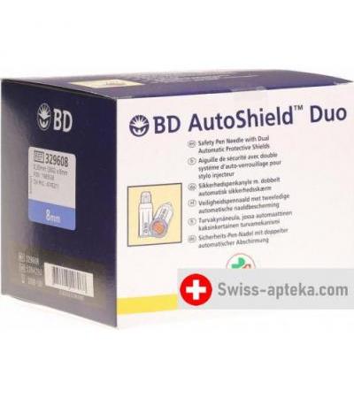 BD Autoshield Tm Duo Sicher-pen-nadel 8мм 100 штук