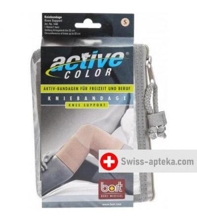 Bort Aktive Color Kniebandage размер S -32см Hautfarbe