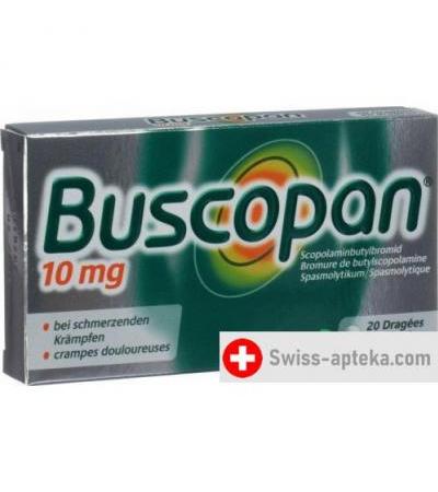 Бускопан 10 мг 20 драже