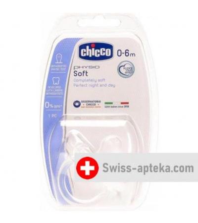Chicco Physio Beruhigungssauger Gommo Mi Sil 0-6m Df