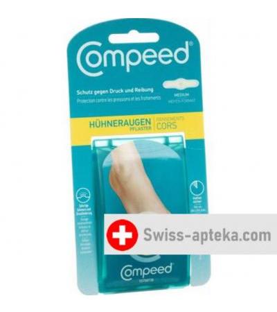 Compeed Huhneraugenpflaster Medium 10 штук