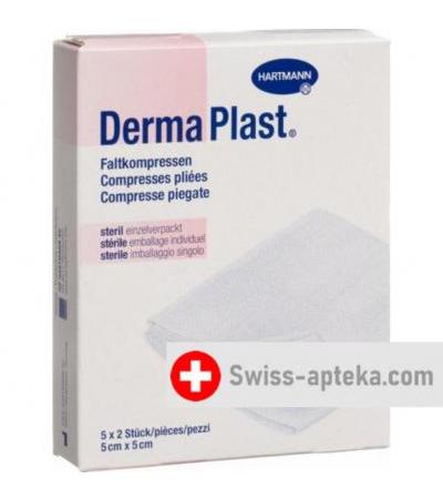 Dermaplast Faltkompressen Typ17 5x5см 8-fach 5x 2 штуки