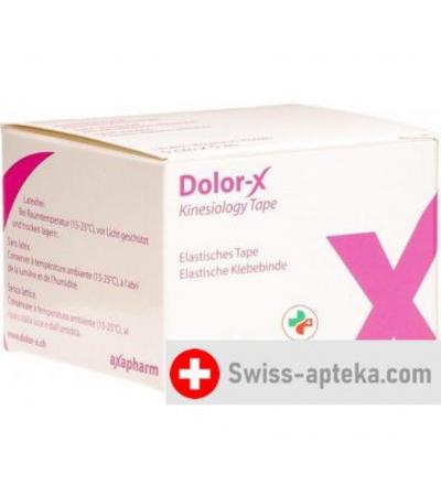 Dolor-x Kinesiology Tape 5см X 5m Pink