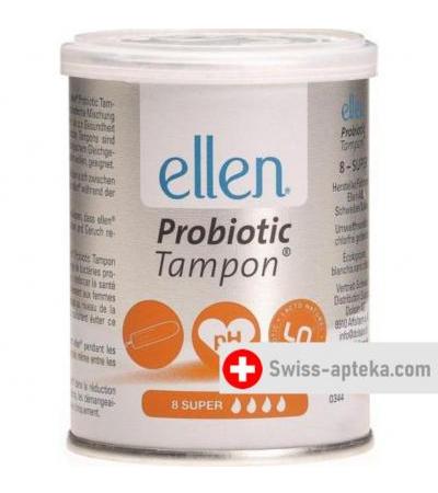 Ellen Probiotic Tampon Super доза 8 штук