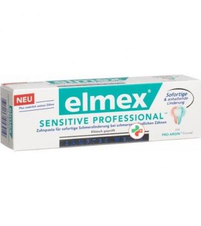 Elmex Sensitive Professional зубная паста Sanftes Weiss 75мл