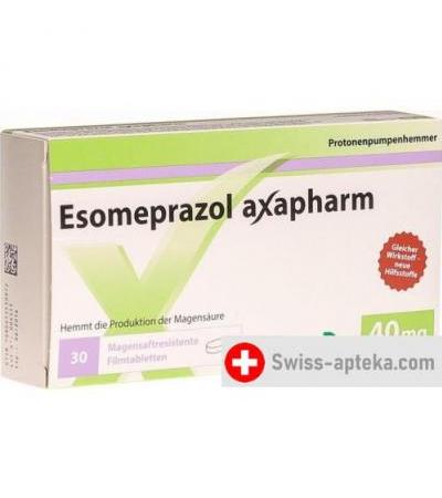 Эзомепразол Аксафарм 40 мг 30 таблеток покрытых оболочкой