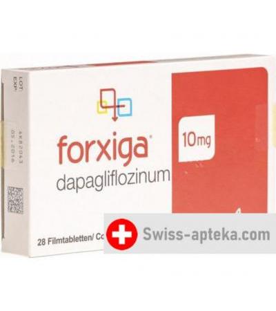 Форсига 10 мг 28 таблеток покрытых оболочкой