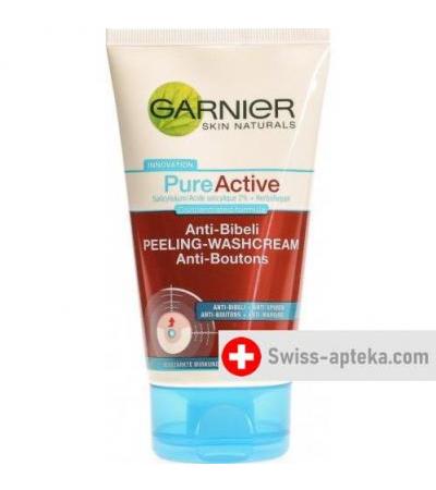 Garnier PureActive Anti-Bibeli Peeling-Washcream 150мл