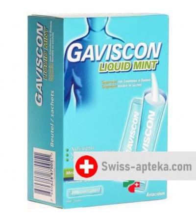 Гавискон 24 X 10 мл мятная суспензия в пакетиках