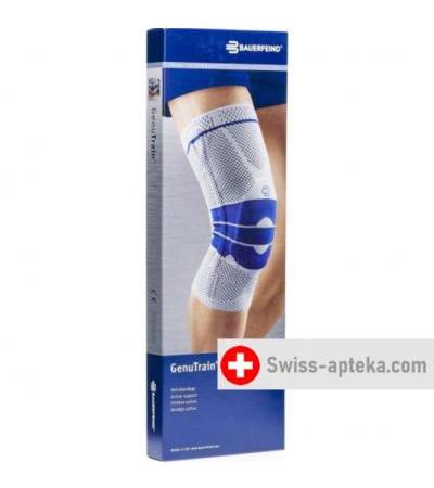 GenuTrain активная повязка Knie mit Silikonrand размер 4 Titan