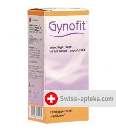 Gynofit Intimpflegetucher Unparfumiert 12 штук