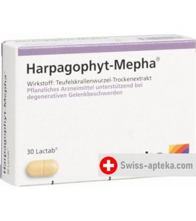 Харпагофит Мефа 480 мг 30 таблеток покрытых оболочкой