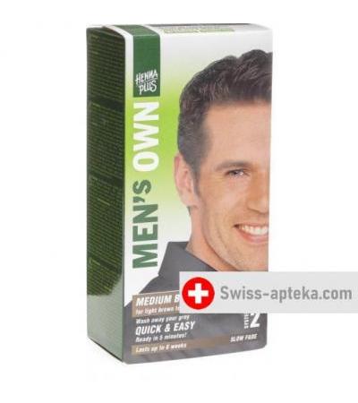 Henna Plus Mens Own Syst2 Mittel-Braun