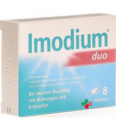 Имодиум Дуo 8 таблеток