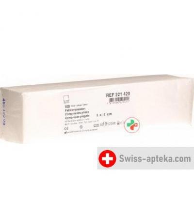 IVF Faltkompressen mit Watte Typ17 8-fach 5x5см 100 штук