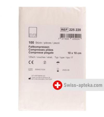 IVF Faltkompressen Typ 17 12-fach 10x10см 100 штук