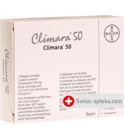 Климара 50 мкг/24 часа 12 пластырей