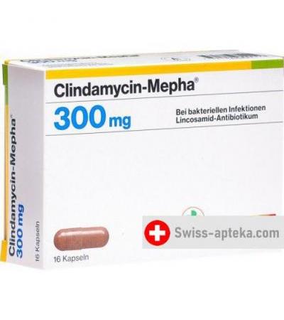 Клиндамицин Мефа 300 м 16 капсул 
