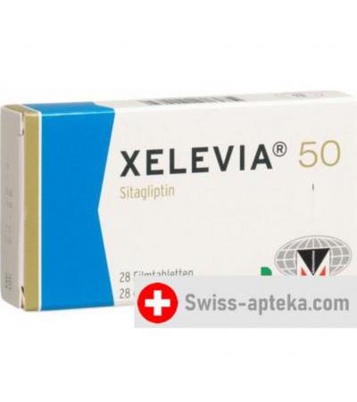 Кселевия 50 мг 28 таблеток покрытых оболочкой