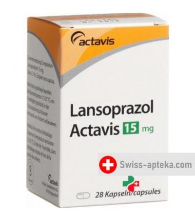 Лансопразол Актавис 15 мг 28 капсул