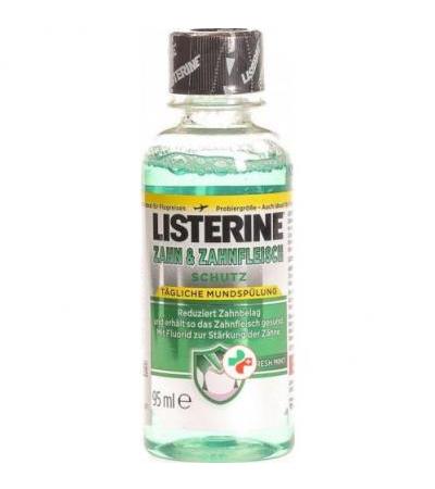 Listerine ополаскиватель для полости рта Zahn und Zahnfleischschutz 95мл