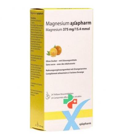 Магний Аксафарм 375 мг 24 шипучие таблетки