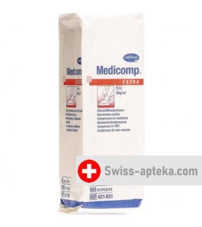 Medicomp Extra Vlieskompressen 5x5см Nicht стерильный 100 штук