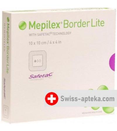Mepilex Border Lite Silkonschaumve 10x10см 5 штук