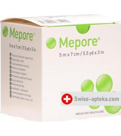 Mepore повязка для ран 5мX7см Wundkissen 3см