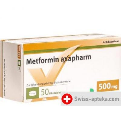 Метформин Аксафарм 500 мг 50 таблеток покрытых оболочкой 
