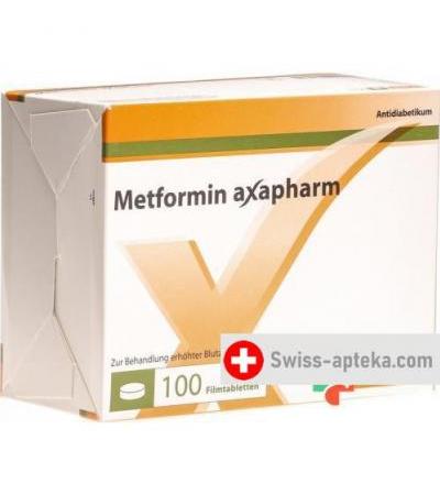 Метформин Аксафарм 850 мг 100 таблеток покрытых оболочкой 