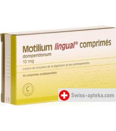 Мотилиум 10 мг 30 лингвальных таблеток