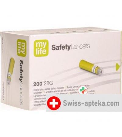 Mylife SafetyLancets 28г 200 штук