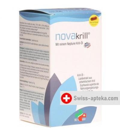 Новакриль НКО масло нептун криля 500 мг 90 капсул