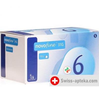 Novofine Injektionsnadeln 6мм 31г 100 штук