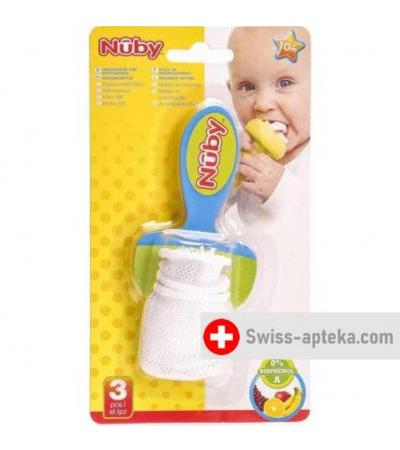 Nuby Ersatznetze Fruchtsauger 3 штуки