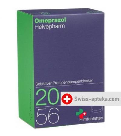 Омепразол Хельвефарм 20 мг 56 таблеток покрытых оболочкой