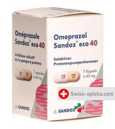 Омепразол Сандоз Эко 40 мг 7 капсул