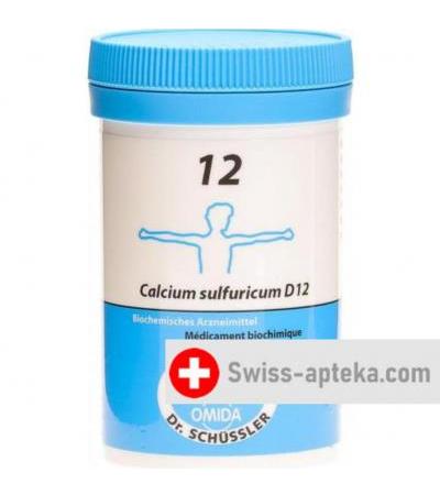 Omida Schussler No12 Cal Sulf в таблетках, D 12 100г