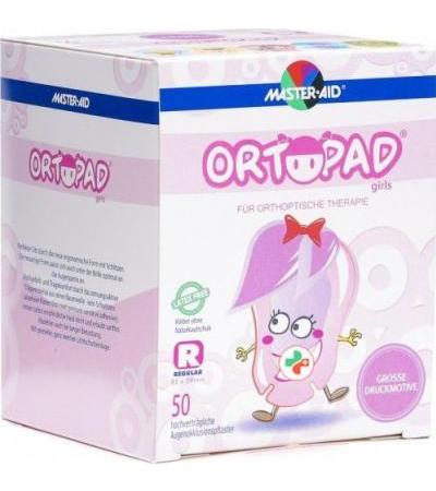 Ortopad Occlusionspflaster Regu Girls Ab 4j 50 штук