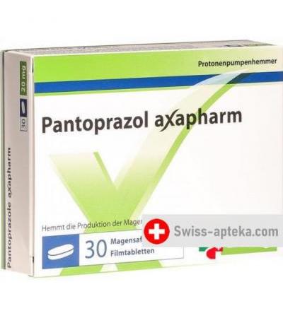 Пантопразол Аксафарм 20 мг 30 таблеток покрытых оболочкой