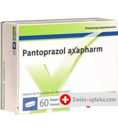 Пантопразол Аксафарм 20 мг 60 таблеток покрытых оболочкой