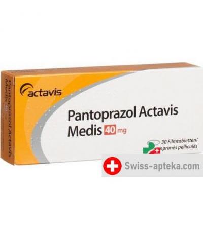 Пантопразол Актавис Медис 40 мг 30 таблеток покрытых оболочкой