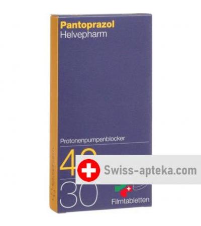 Пантопразол Хельвефарм 40 мг 30 таблеток покрытых оболочкой