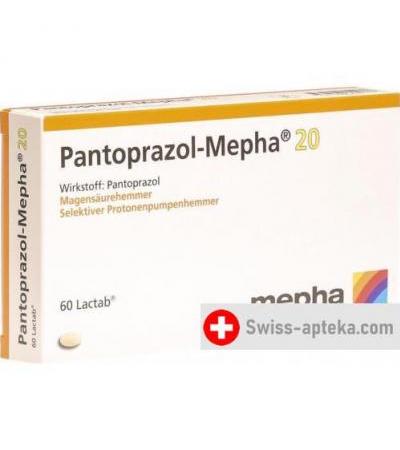 Пантопразол Мефа 20 мг 120 таблеток покрытых плёночной оболочкой