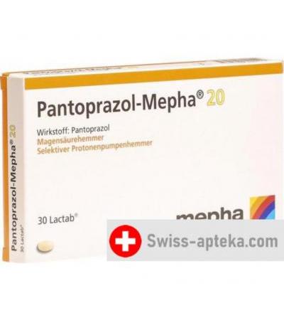 Пантопразол Мефа 20 мг 30 таблеток покрытых плёночной оболочкой